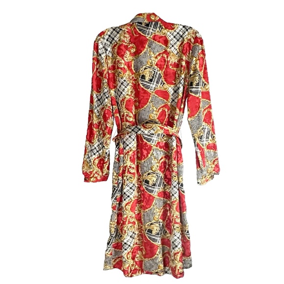 Vintage D’Allaird’s Canada Baroque Plaid Belted Dress (S) - Picture 2 of 8